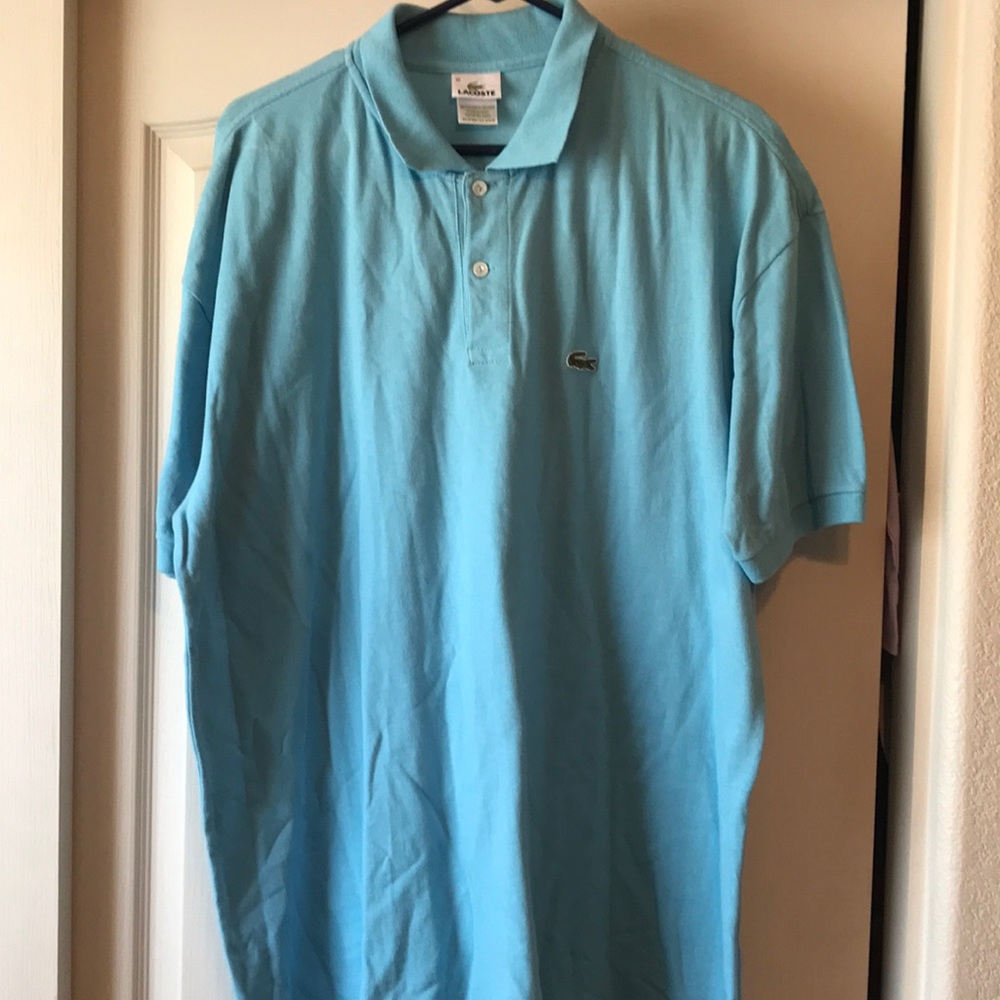 Like new men’s Lacoste polo shirt baby blue